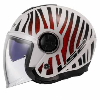 Casco LS2 OF620 Classy Cool White Wineberry