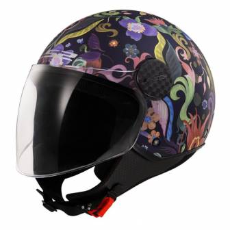 Casco LS2 OF558 Sphere Lux II Bloom Blue Pink