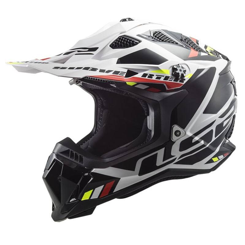 Casco LS2 MX700 Subverter Evo II Stomp White Black