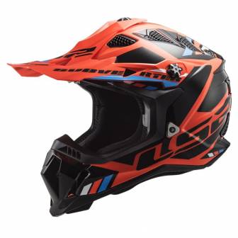 Casco LS2 MX700 Subverter Evo II Stomp Orange Black