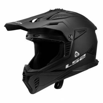 Casco LS2 MX708 Fast II Solid Matt Black