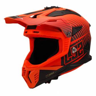 Casco LS2 MX708 Fast II Duck Matt H-V Orange