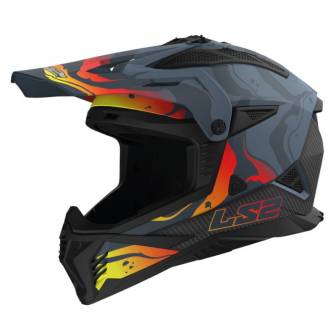 Casco LS2 MX708 Fast II Wash Matt Dark Grey