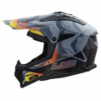 Casco LS2 MX708 Fast II Wash Matt Dark Grey