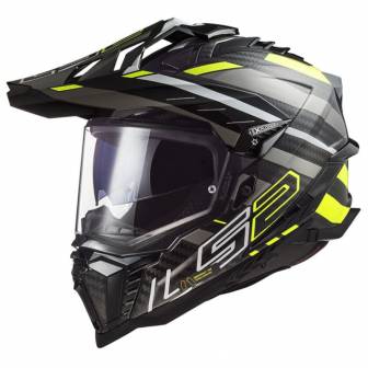 Casco LS2 MX701 Explorer Carbon Edge Black Yellow