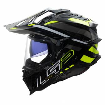 Casco LS2 MX701 Explorer Carbon Edge Black Yellow