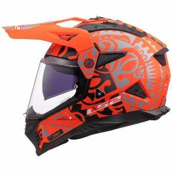 Casco LS2 MX702 Pioneer II Rangi Orange