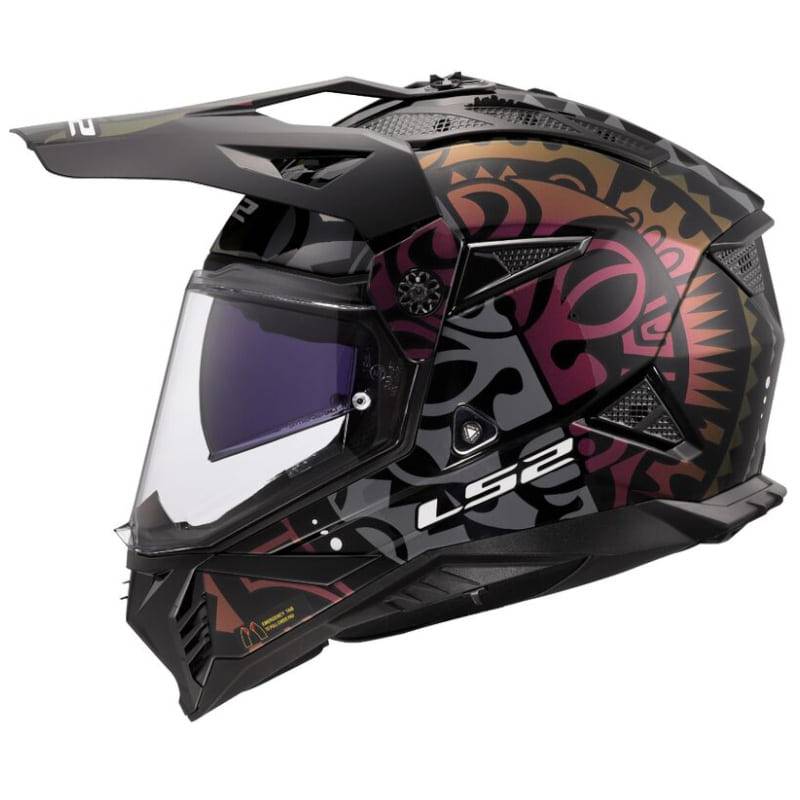 Casco LS2 MX702 Pioneer II Rangi Black