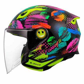 Casco LS2 Junior OF622 Funny II Joy Black