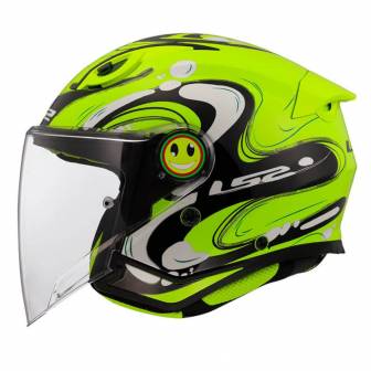 Casco LS2 Junior OF622 Funny II Glup H-V Yellow