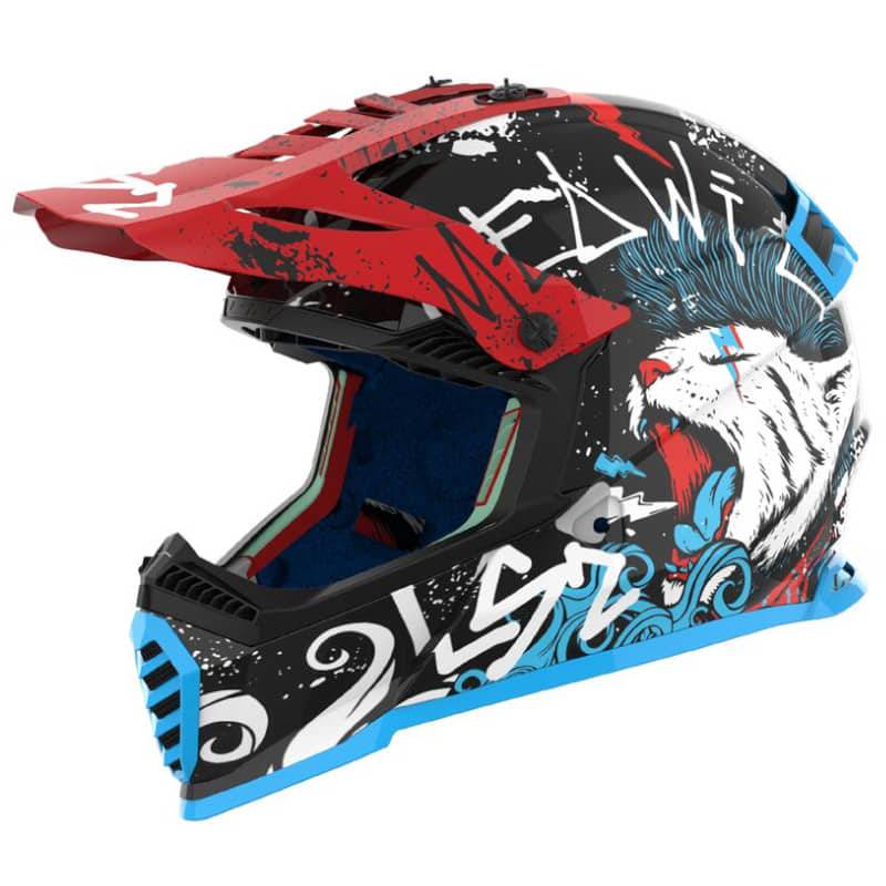 Casco LS2 Junior MX437 Fast Evo II Starmaw Black