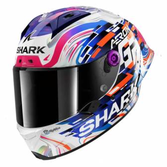 Casco Shark Aeron GP Réplica Zarco Carbon Violet Blue