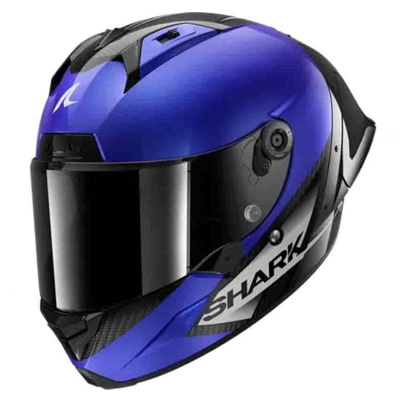 Casco Shark Aeron GP Blank SP Carbon Blue