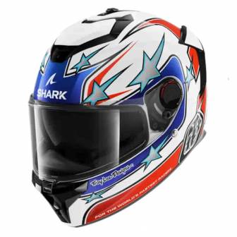 Casco Shark Spartan GT Pro Flagstaff White Red