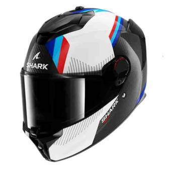 Casco Shark Spartan GT Pro Dokhta Carbon White Blue