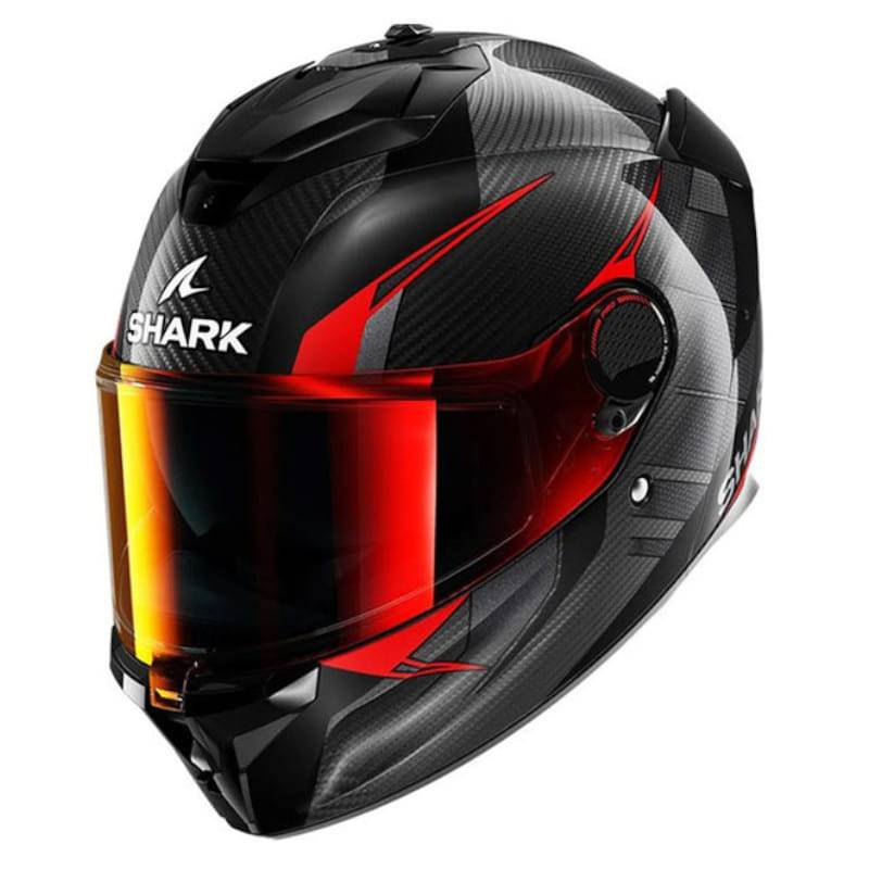 Casco Shark Spartan GT Pro Carbon Kultram Black Red