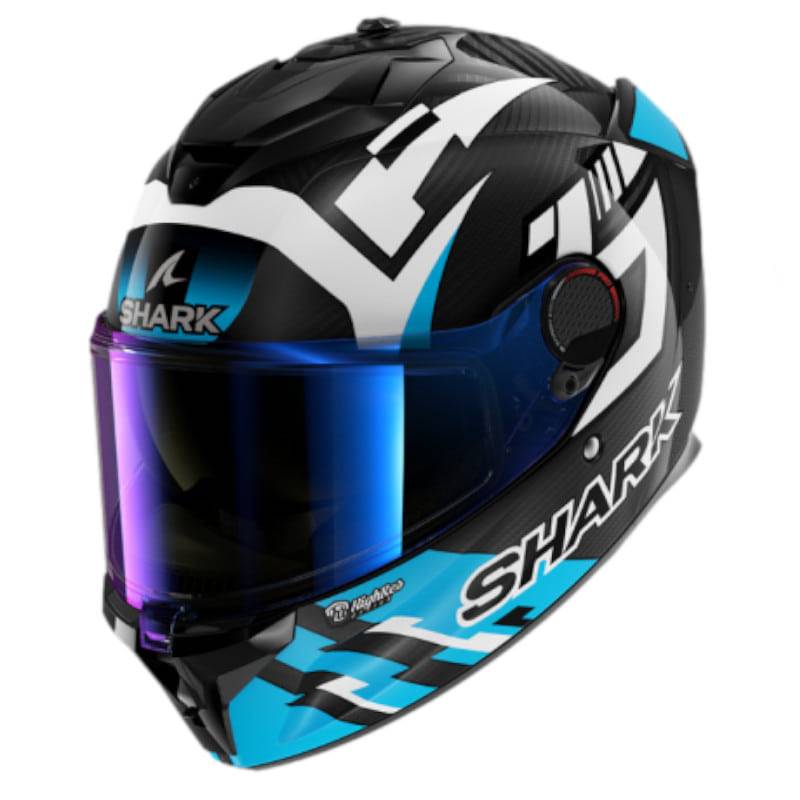 Casco Shark Spartan GT Pro Carbon Zarco Track Racer White