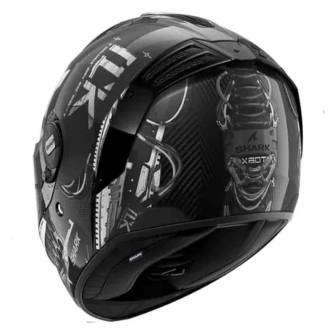 Casco Shark Spartan RS Carbon Xbot Anthracite Silver