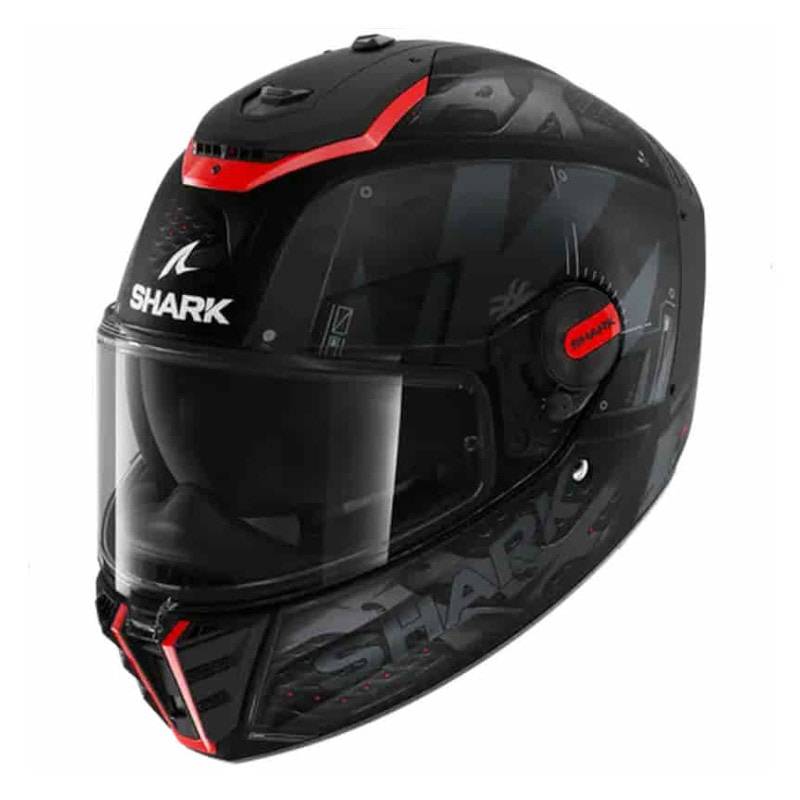 Casco Shark Spartan RS Stingrey Matt Black Anthracite Red