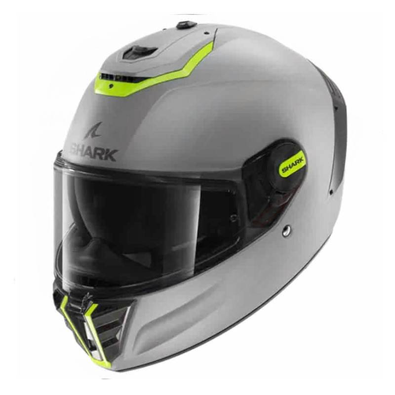 Casco Shark Spartan RS Blank Matt SP Silver Yellow