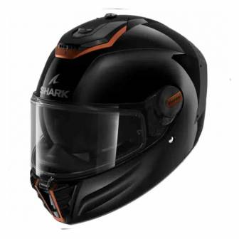 Casco Shark Spartan RS Blank SP Black Cupper Black