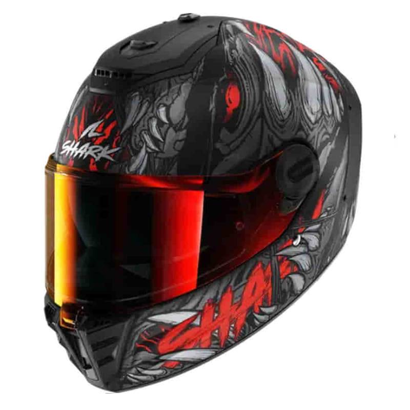 Casco Shark Spartan RS Shaytan Matt Black Red