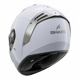 Casco Shark Spartan RS Blank White Silver Glossy