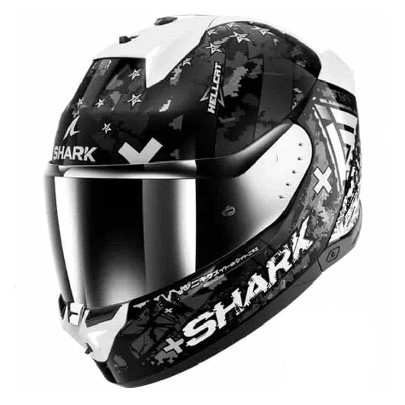 Casco Shark Skwal i3 Hellcat Black Chrom Silver