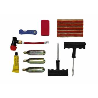 Kit Reparación Pinchazos Tubeless Bolsa Completo 108104