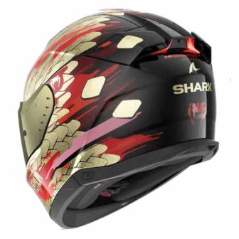 Casco Shark Skwal i3 Venum Black Red Gold