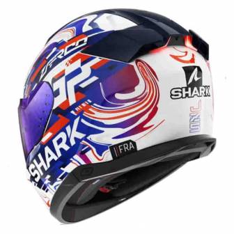 Casco Shark Skwal i3 Réplica Zarco GP DE FCE White Violet