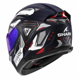 Casco Shark Skwal i3 Linik Matt Blue White Red