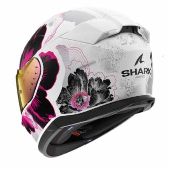 Casco Shark D-Skwal 3 Mayfer White Violet Anthracite