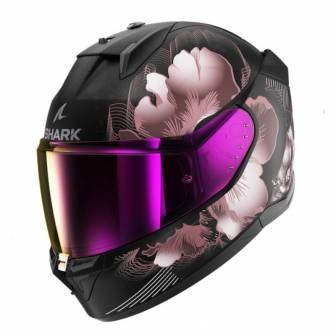 Casco Shark D-Skwal 3 Mayfer Matt Black Violet Gold