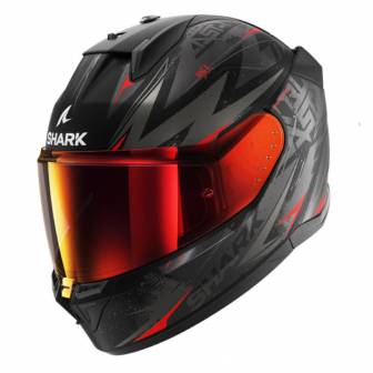 Casco Shark D-Skwal 3 Blast-R Matt Black Anthracite Red