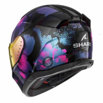 Casco Shark D-Skwal 3 Mayfer Matt Black Violet Anthracite