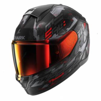 Casco Shark Ridill 2 Molokai Matt Black Anthracite Red