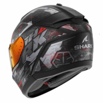 Casco Shark Ridill 2 Molokai Matt Black Anthracite Red