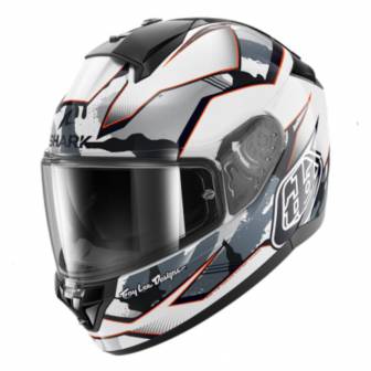 Casco Shark Ridill 2 Matrix Camo White Silver Red