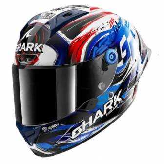 Casco Shark Aeron GP Fim Racing Réplica Zarco White Black