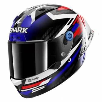 Casco Shark Aeron GP Fim Racing Firstlap Carbon Blue Red