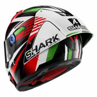 Casco Shark Aeron GP Fim Racing Firstlap Carbon Red Green