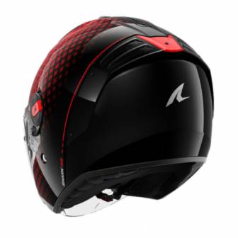 Casco Shark RS Jet Stride Black Red Anthracite