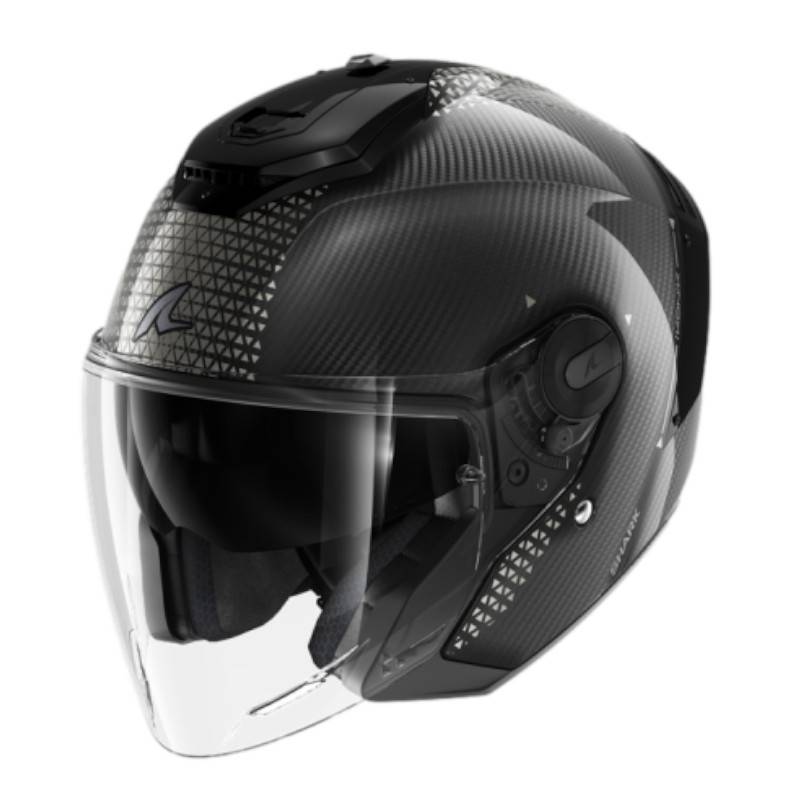 Casco Shark RS Jet Carbon Ikonik Black Chrom