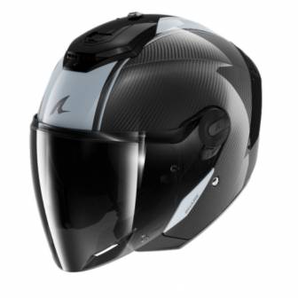 Casco Shark RS Jet Carbon Skin Silver Carbon