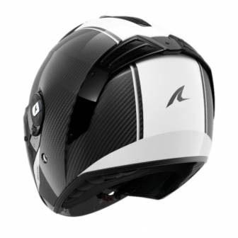 Casco Shark RS Jet Carbon Skin White Black