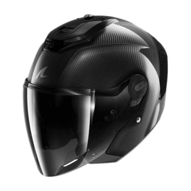 Casco Shark RS Jet Carbon Full Anthracite Carbon