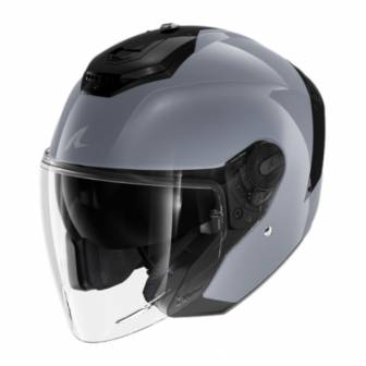 Casco Shark RS Jet Blank Gun Silver