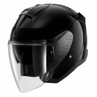 Casco Shark Skwal Jet Blank Black