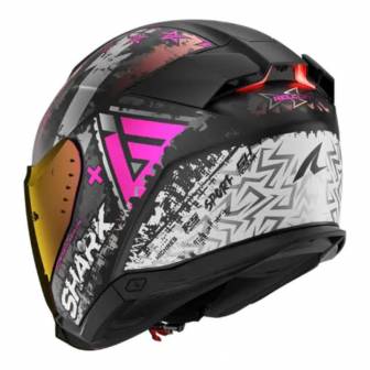 Casco Shark Skwal i3 Jet Hellcat Matt Black Chrom Purple